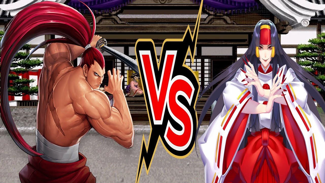 Samurai Shodown VI Battle Bonus - Genjuro Kibagami VS. Mizuki Rashojin