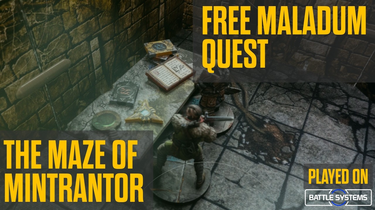 Free Maladum Quest - The Maze of Mintrantor