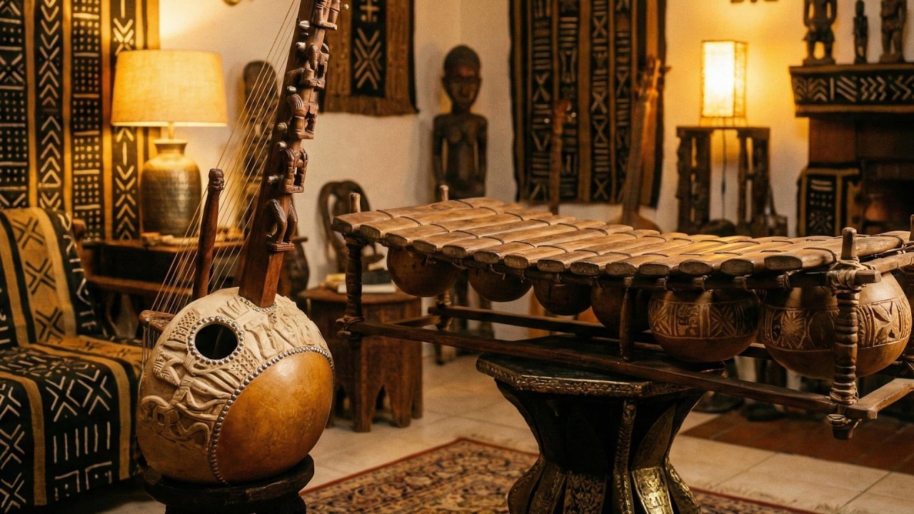 Spiritual African Instrumental &ndash; Sacred Mandingue Kora And Balafon