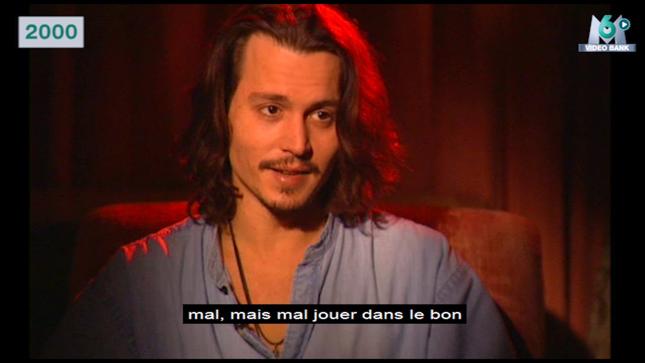 Extrait archives M6 Video Bank // Interview de Johnny Depp (Interview Cinéma - 2000)