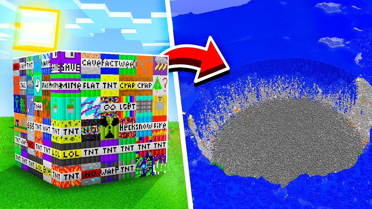 WORLDS STRONGEST TNT EXPLOSION EVER ON MINECRAFT! (INSANE)