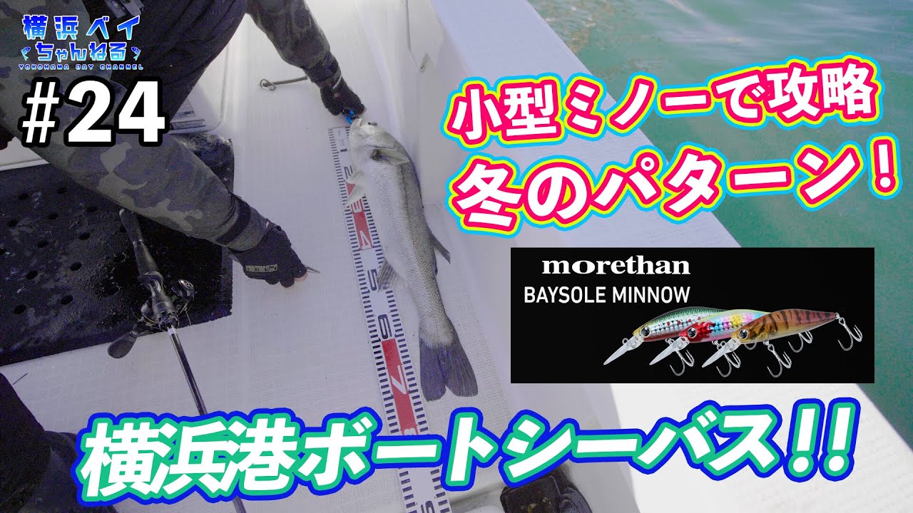 冬の横浜港ボートシーバス[実釣]＃24
