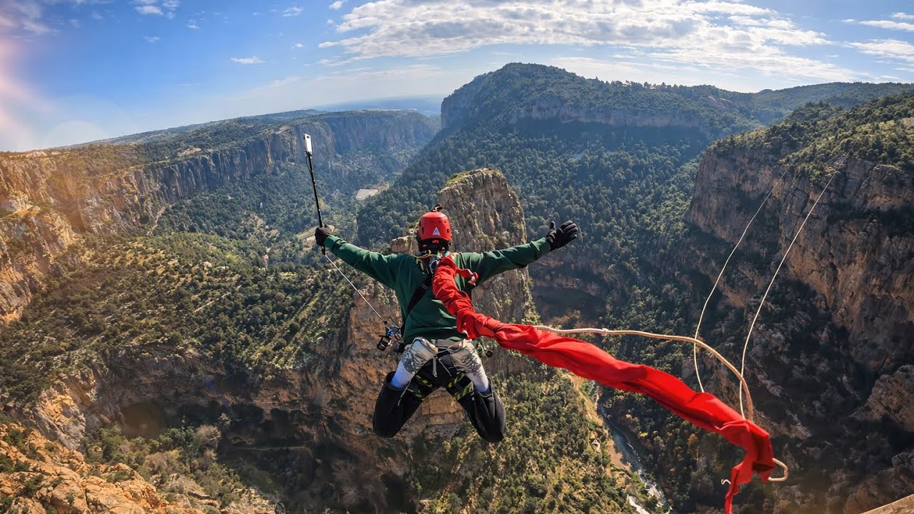 MERSİN ROPE JUMPİNG 220 METRE YÜKSEKLİKYEN ATLIYORUZ.