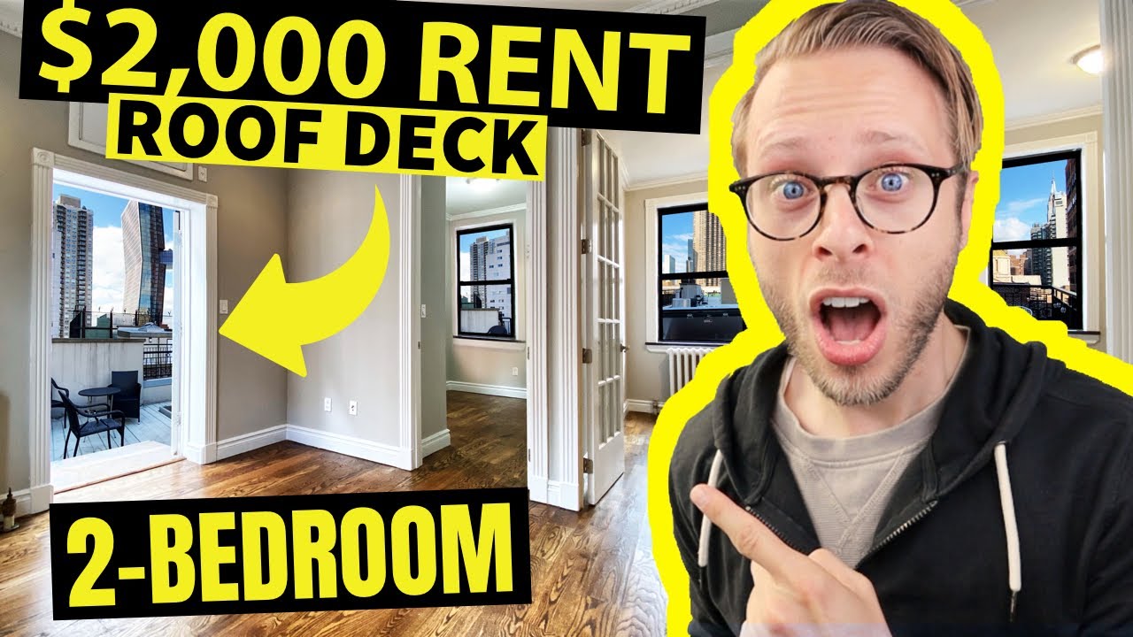THIS $2,000 2-Bedroom has a ROOF DECK and its in Manhattan!!!