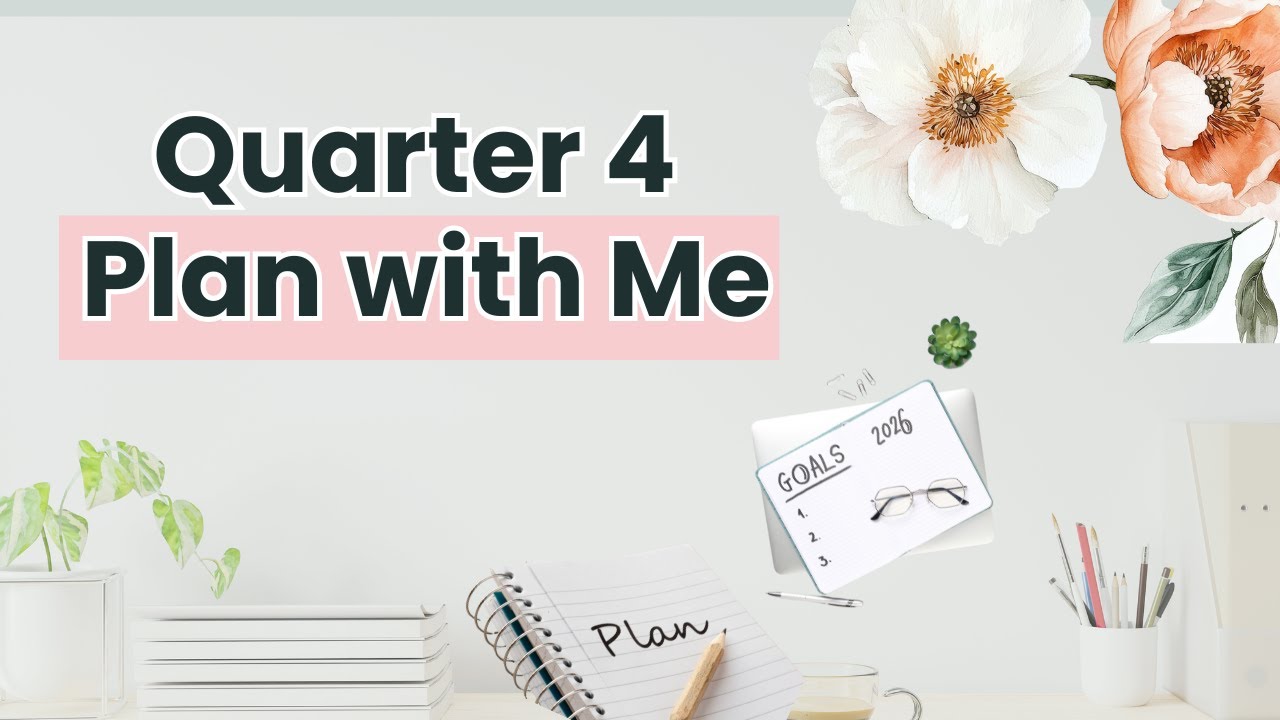 ✨ Quarter 4 Plan With Me | Minimal Planning, Makselife, Cocoa Daisy & The Daily Grind ✨