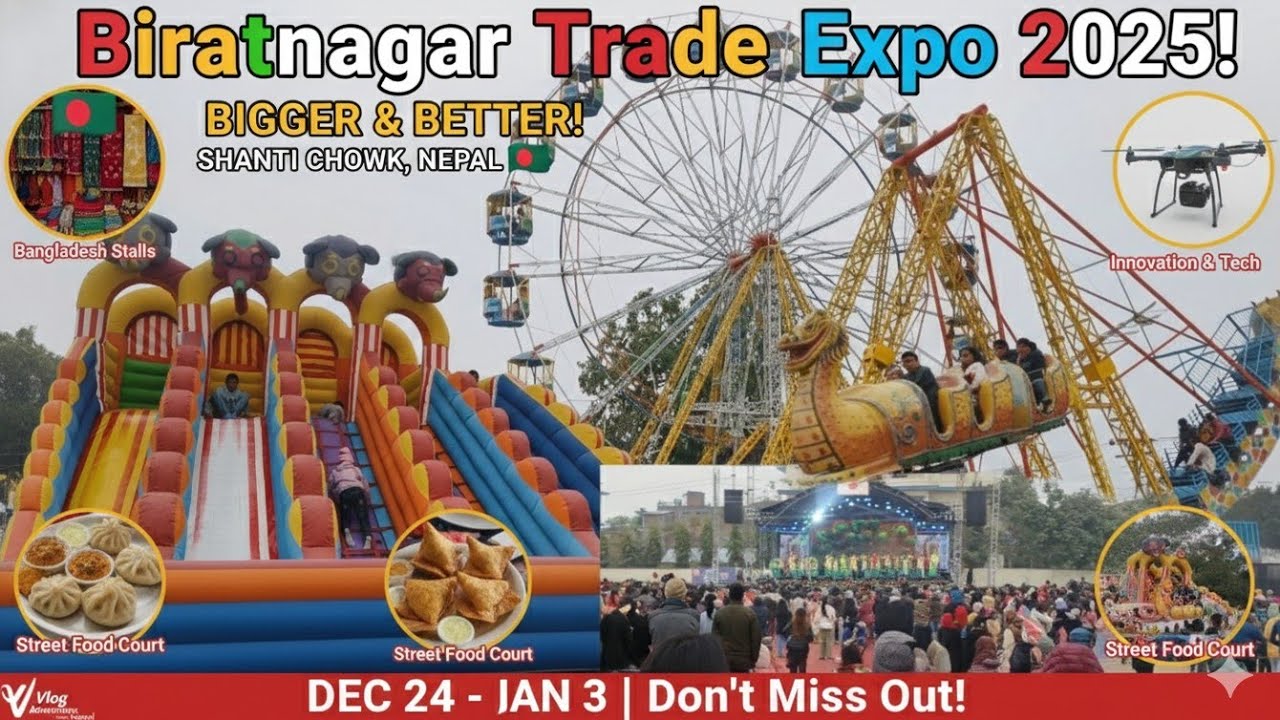 Birat Expo 2025 Biratnagar 🇳🇵 | Full Vlog | Fun, Food, Festival Mela Vibes, Food & Entertainment