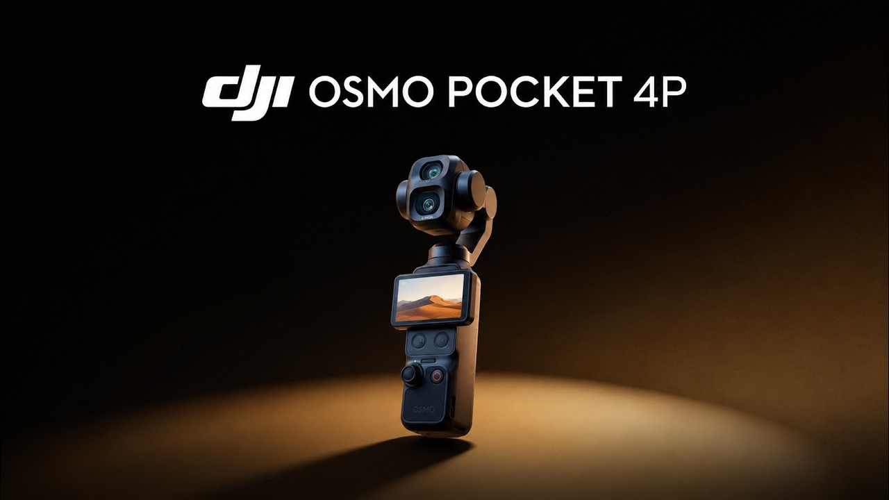 DJI Osmo Pocket 4P &mdash; Where Pocket Size Meets Pro Vision.