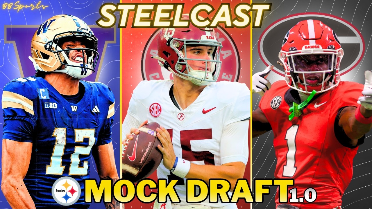 ¿TY SIMPSON ES EL FUTURO? 👀 Mock Draft Steelers 2026 1.0💛 | STEELCAST