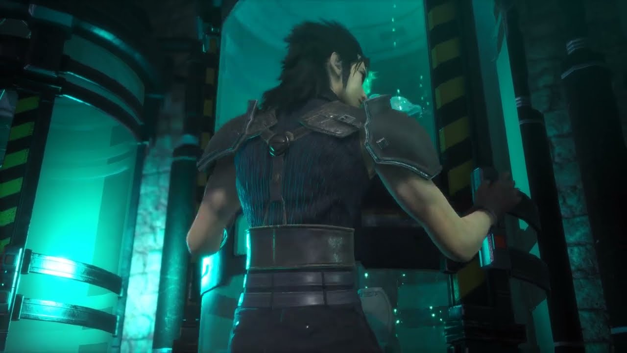 Zack and Cloud being kept as experiments at Shinra Manor | Crisis Core -Final Fantasy VII- Reunion