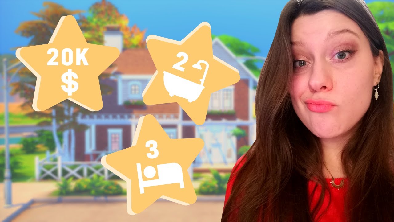 Créer une starter house qui ne ressemble pas à une starter ! 🤕 | Challenge SIMS 4