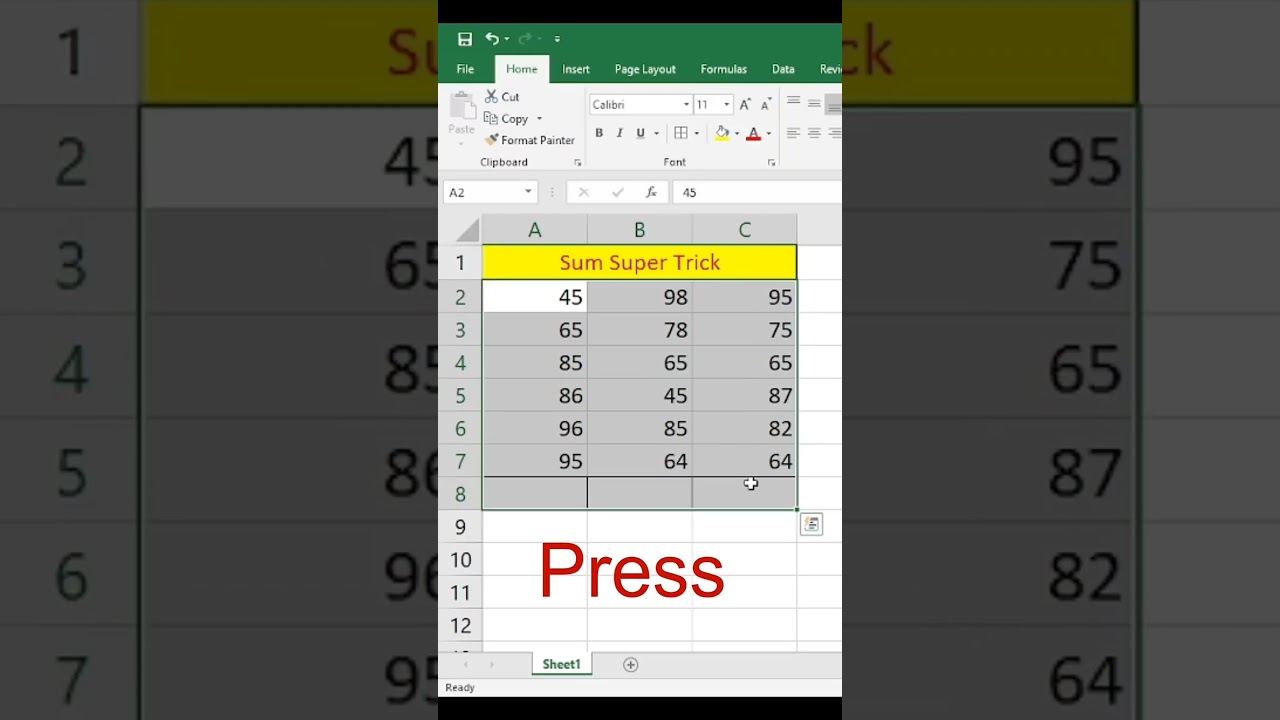 sum #excel #spreadsheetmagic #spreadsheetsoftware #microsoftexcel #microsoftoffice #googlesheets