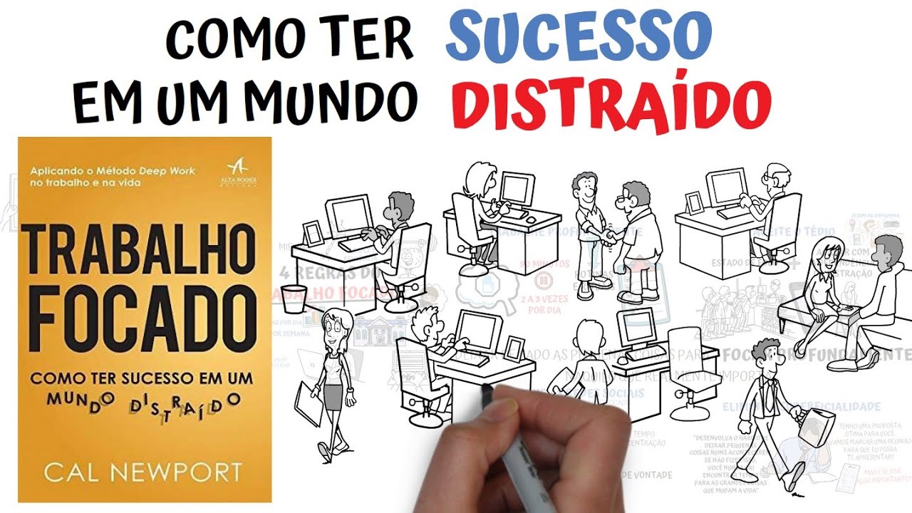 COMO SER PRODUTIVO com tantas DISTRAÇÕES? | Trabalho Focado | Cal Newport | SejaUmaPessoaMelhor