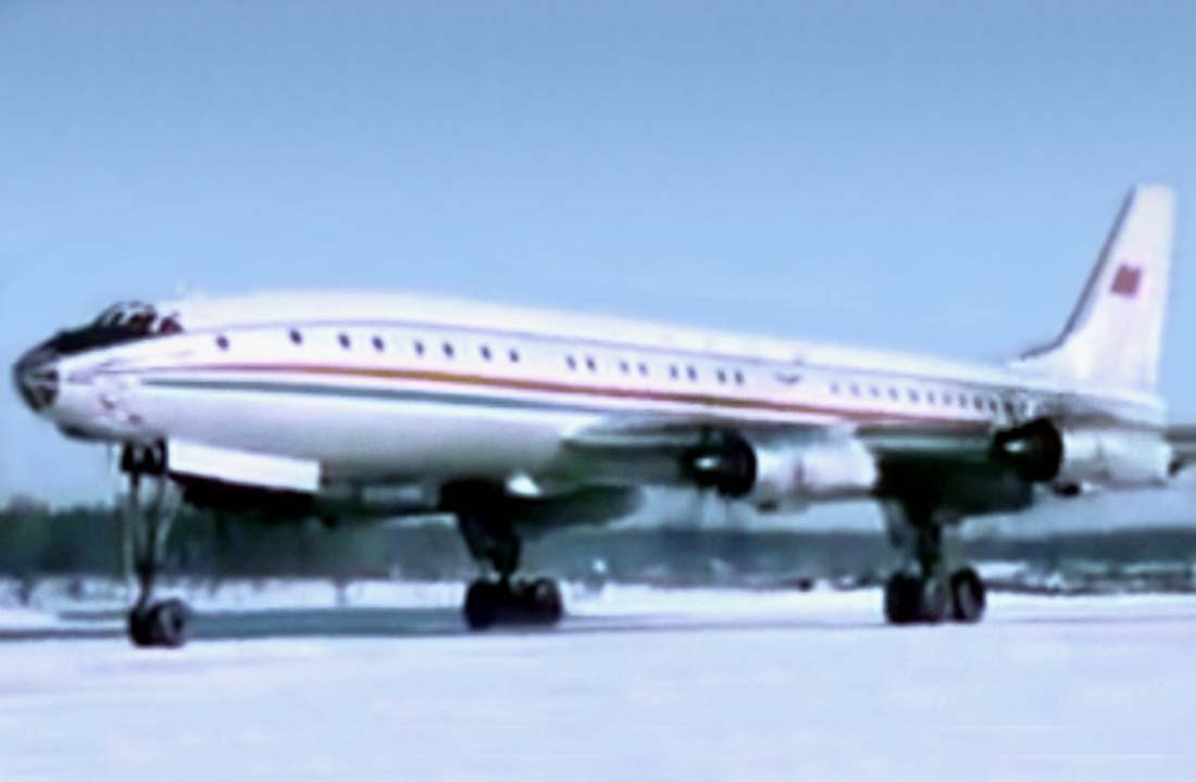 Aeroflot Tupolev Tu-114 Rossiya Promo Film - 1959