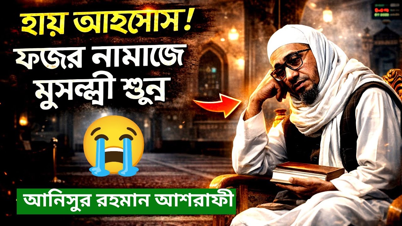 হায় আফসোস! ফজর নামাজে মুসল্লী শূন্য | মুসল্লীদের জন্য ইমাম সাহেব অপেক্ষায় 💔 | আনিসুর রহমান আশরাফী |