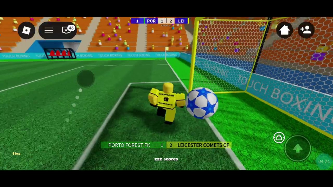 Playing A cup tournament in Touch Football #touchfootball #roblox #gaming 