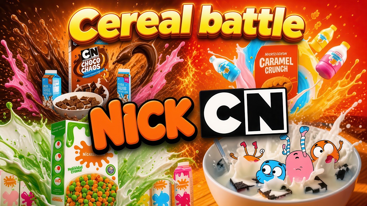 Cereal Clash: Nickelodeon vs. Cartoon Network
