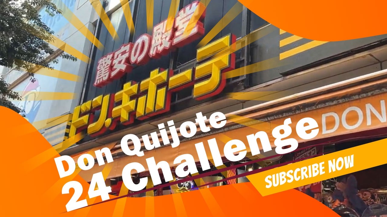 24 Hour Don Quijote Food Challenge | Japanese Bento & Noodles and More