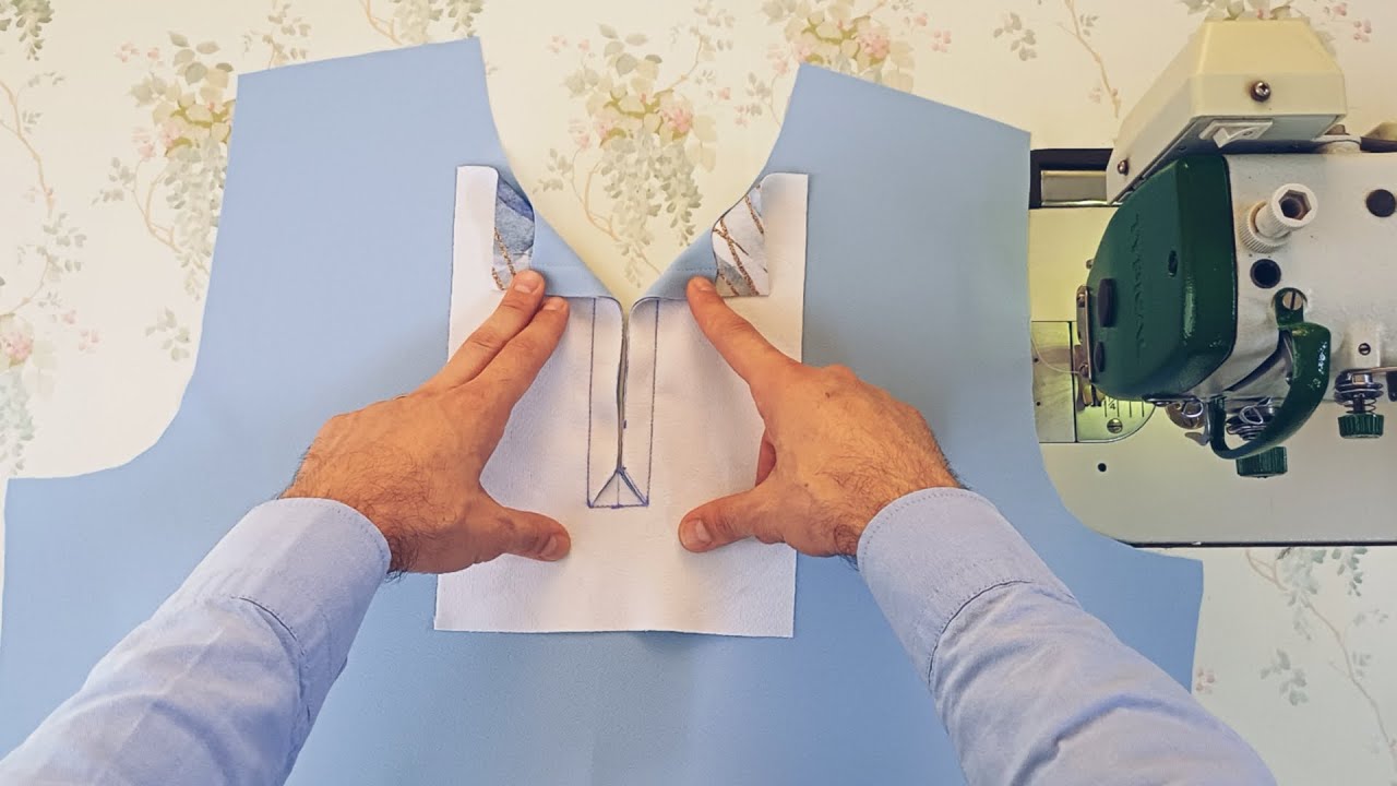 Great sewing tricks and tips for beginners.  Sewing techniques.  Neck stitching