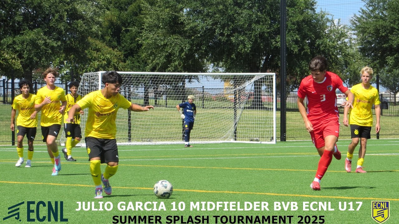 ECNL U17. JULIO GARCÍA. 10 MIDFIELDER   BVB ECNL   SUMMER SPLASH 2025 