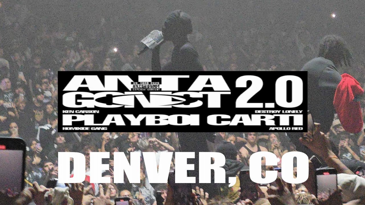 PLAYBOI CARTI - ANTAGONIST 2.0 -LIVE- Ball Arena Denver, CO [FULL SET] (RAW FOOTAGE)
