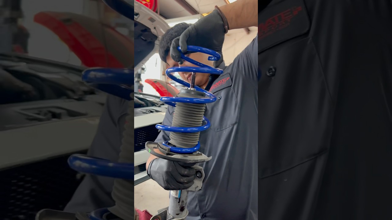 Установка заниженных пружин Mustang GT Steeda 2022 года🤘🏽💯 **AKA CROWD CONTROL** 