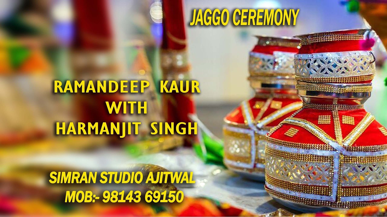 LIVE - JAGGO CEREMONY || RAMANDEEP KAUR WITH - HARMANJIT SINGH || 7-2-2026...