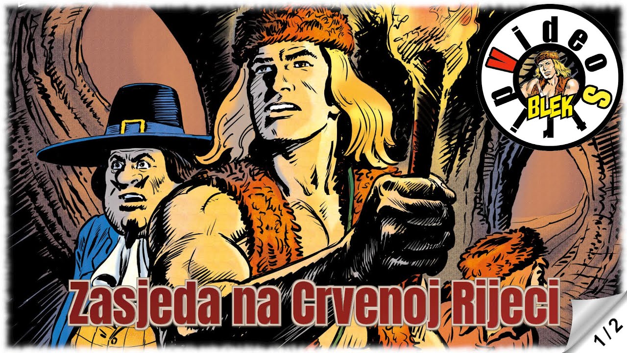 Veliki Blek - Zasjeda na Crvenoj Rijeci - Strip u boji - (1/2)