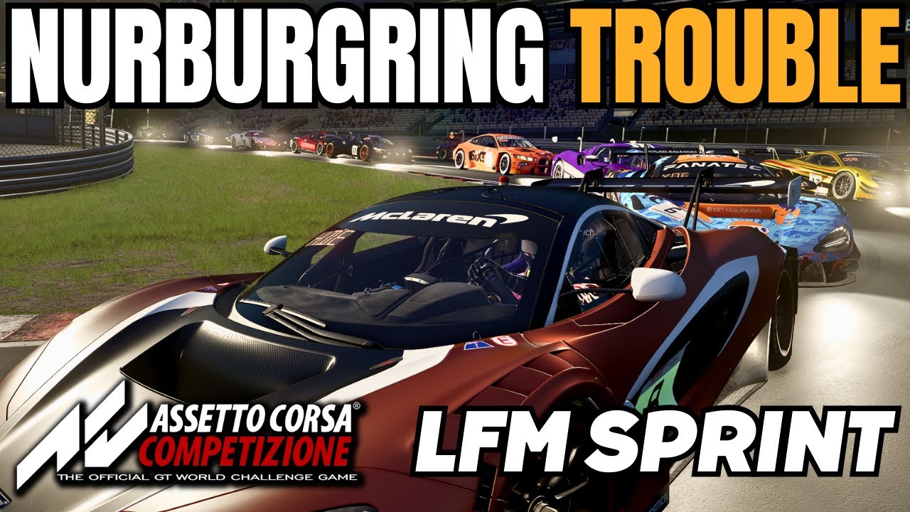 Mistakes Were Made - Nürburgring at Night with McLaren 720S Evo - ACC LFM Sprint Series
