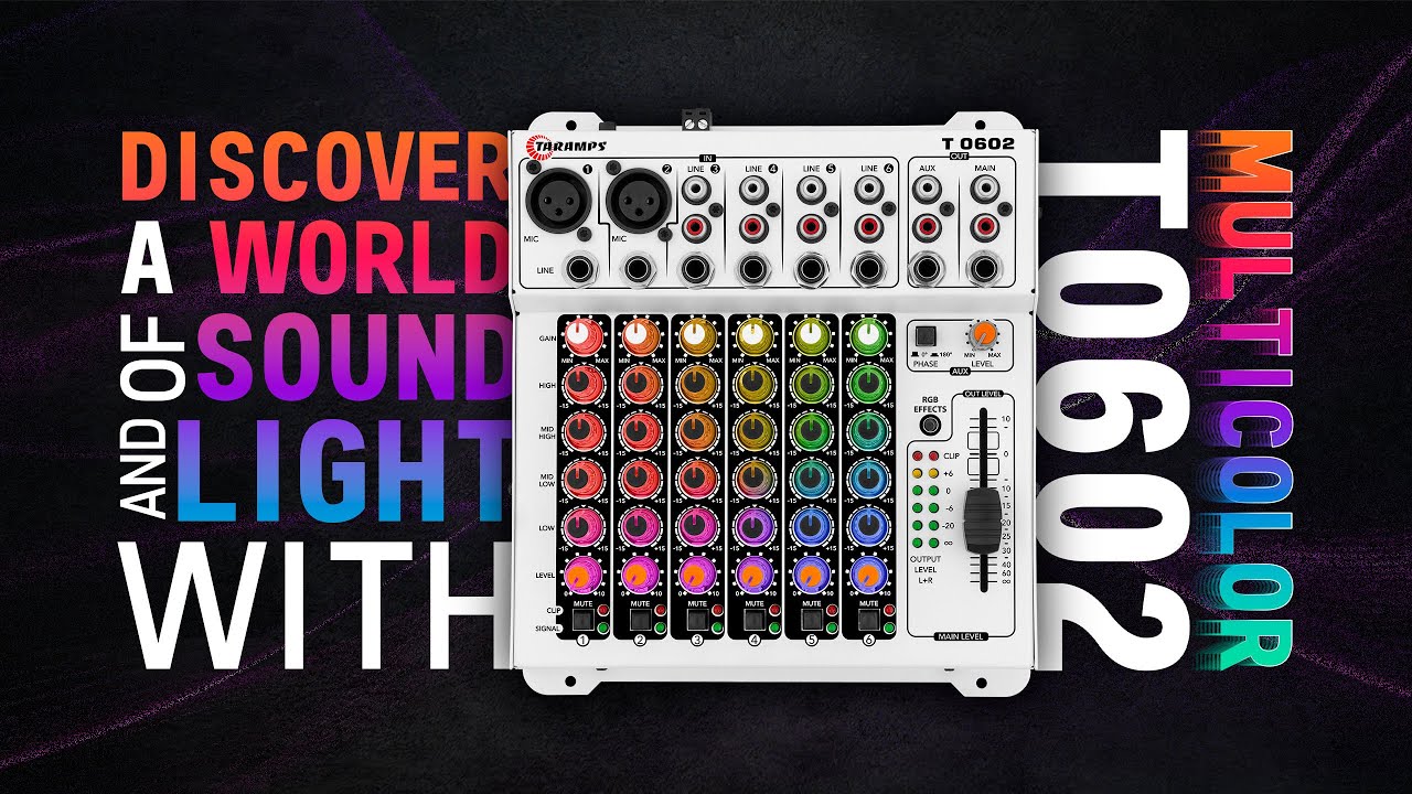 Taramps Audio Mixer T 0602 Multicolor