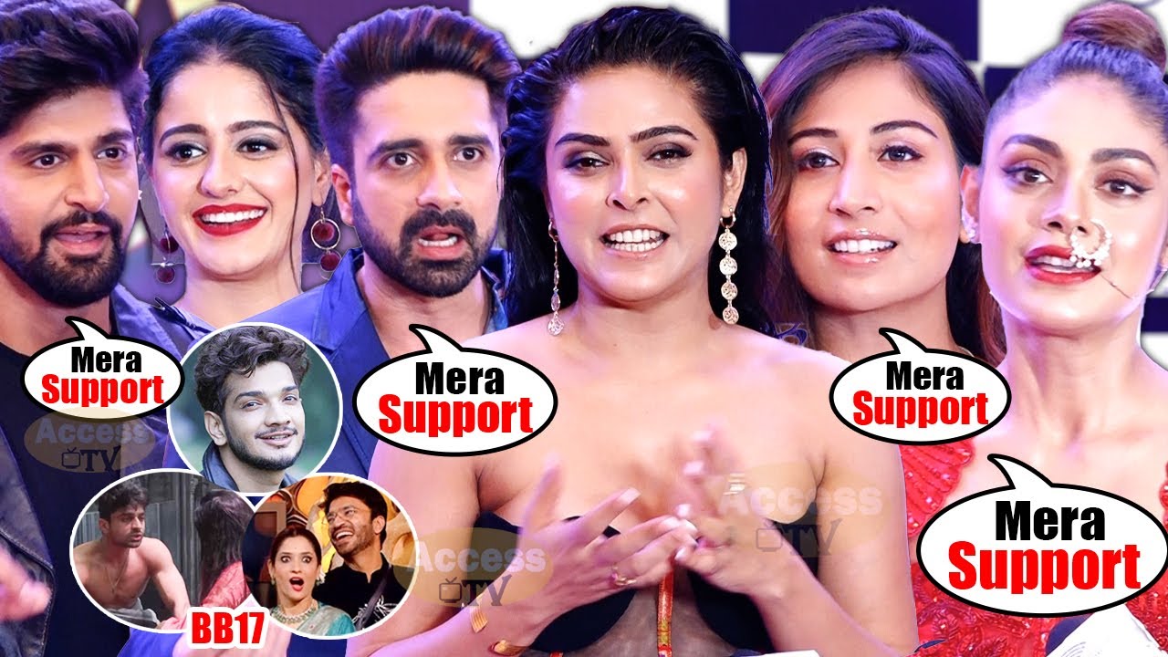 Celebrities Support,Who Is Bigg Boss 17's Favorite Contestant? Munawar Faruqui,Ankita,Vicky,Abhishek