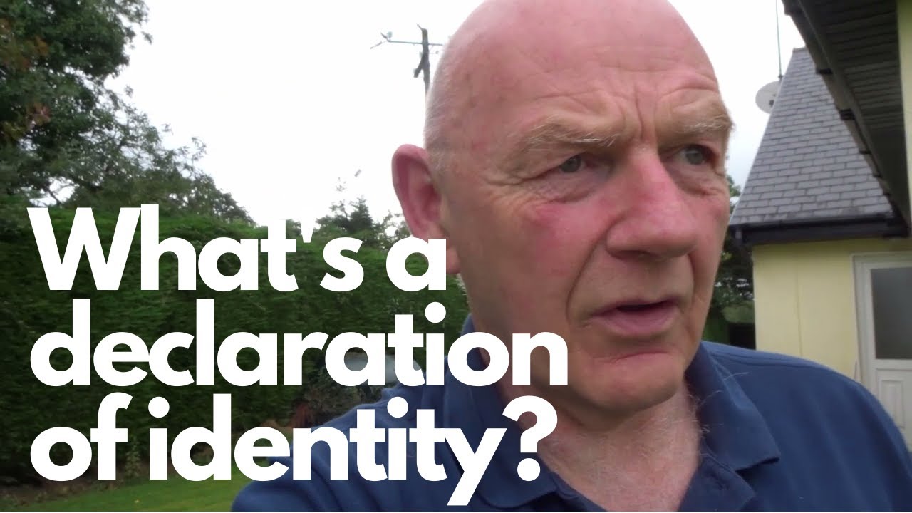 What's a declaration of identity for a rural property?
