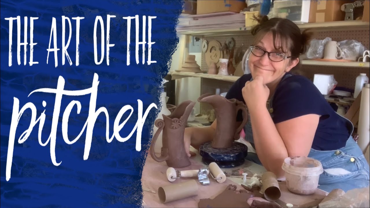 Ceramic Pitchers you can Make with an Extruder, beginner hand building project, Extruder ideas Emily