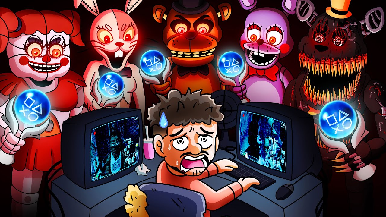 J'ai tenté de PLATINER TOUS les FNAF... Je n'aurai pas dû.