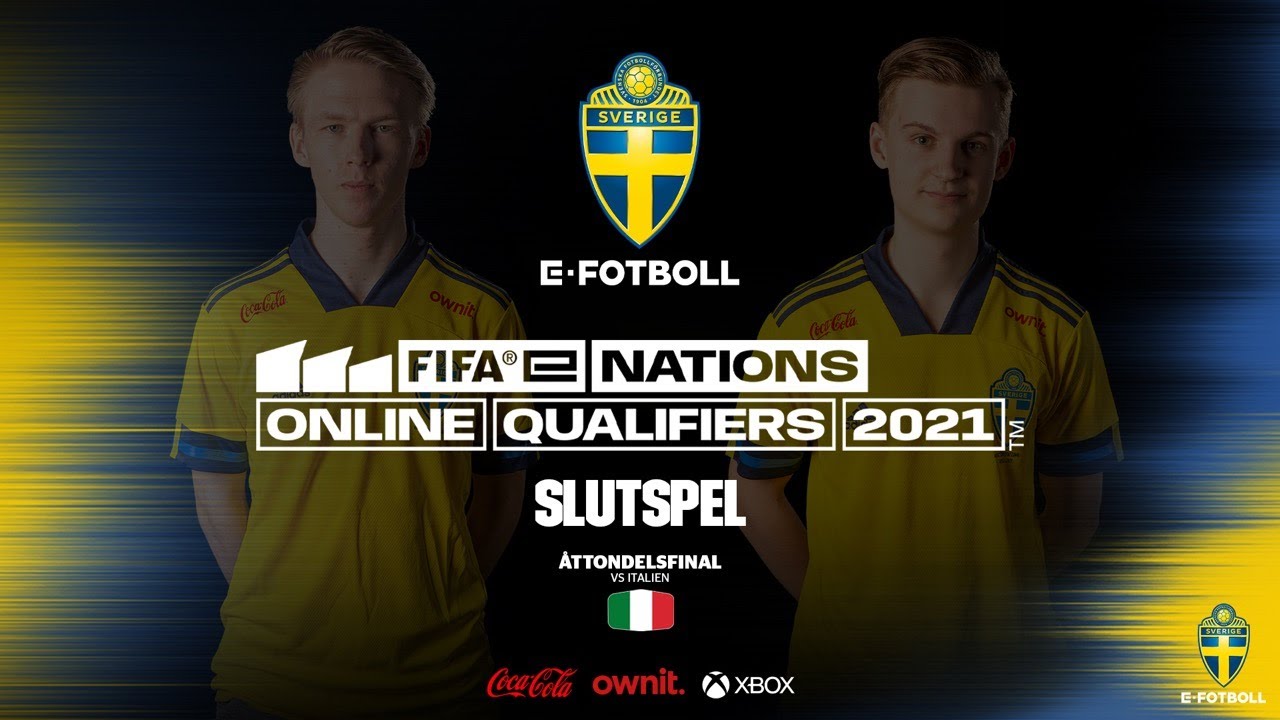 eFotbollslandslaget - Sverige vs Italien/Tyskland - Kval till FIFAe Nations Cup / Slutspel