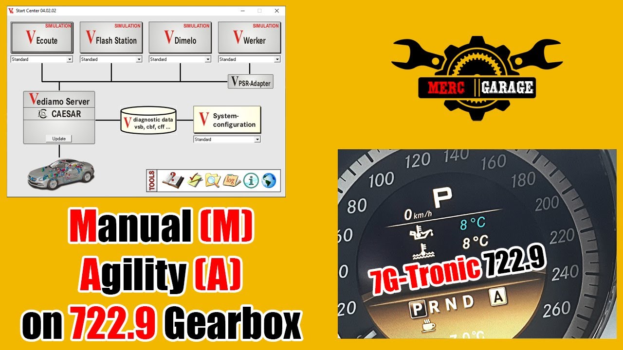 Activating Manual (M) and Agility (A) Mode on 722.9 7G-Tronic Gearbox