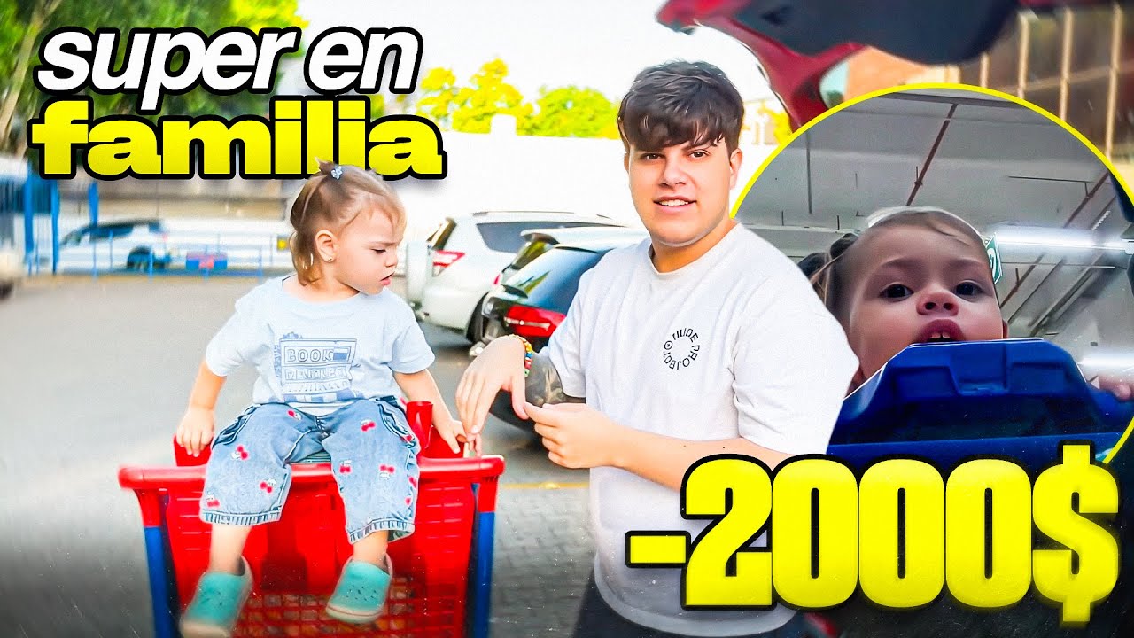 VAMOS AL SUPERMERCADO EN FAMILIA | VLOG #7