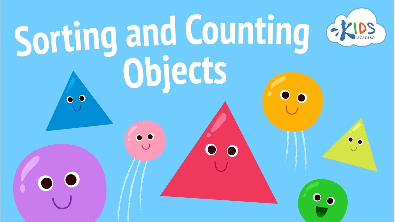 Sorting Objects and Counting for Kids | Sorting Games for Preschool & Kindergarten | Kids Academy