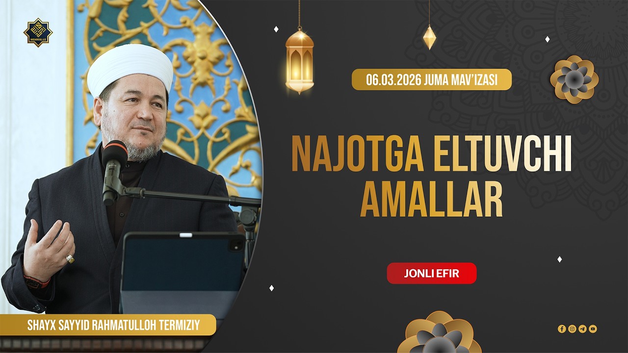 Najotga eltuvchi amallar | 06.03.2026