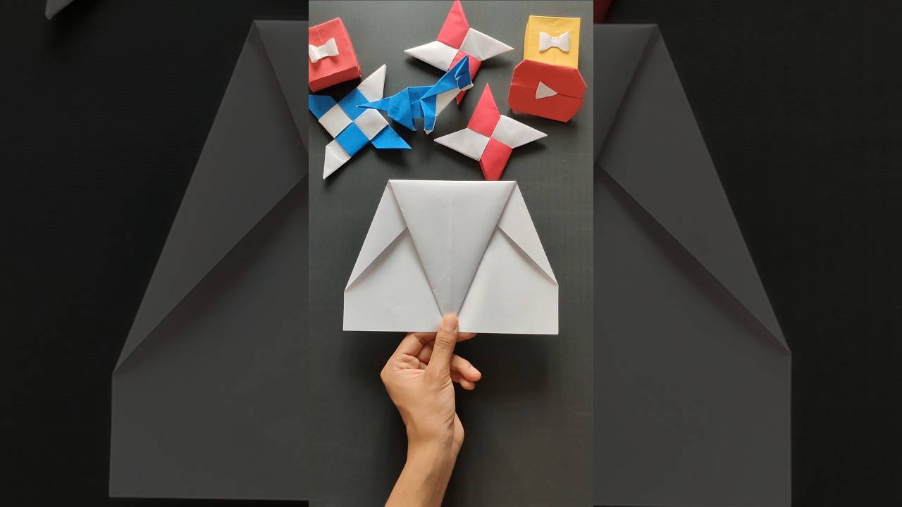 Paper Fighter Jet/ How to make a Fastest Paper Airplane / #airplane #papercraft #shorts #paperplane