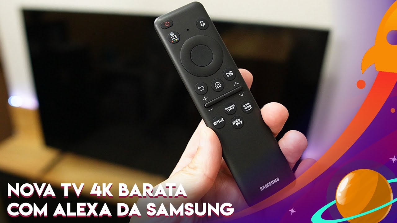 NOVA SMART TV SAMSUNG UHD 4K CU7700 2023: TV 4K BARATA E BOA COM ALEXA? (UNBOXING COMPLETO)