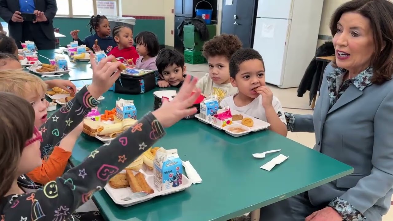 B-ROLL: Governor Hochul Highlights More than 275 Million Free School Meals Serviced Across the State
