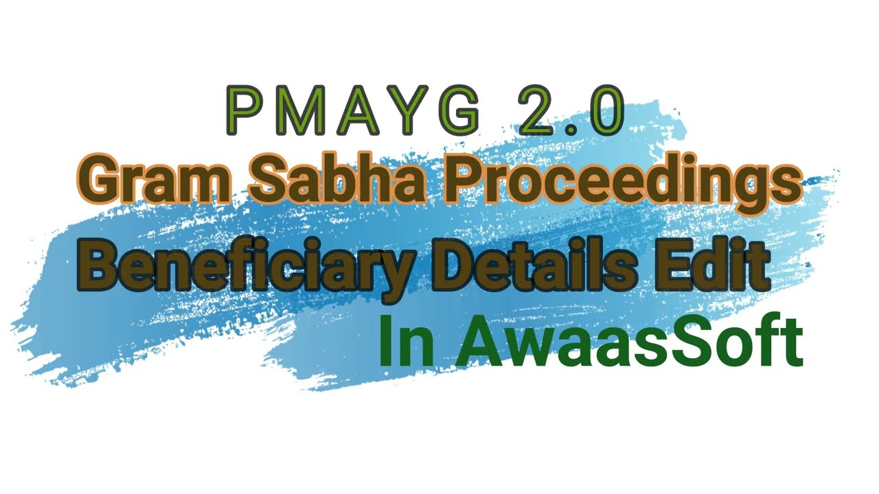 How to Gram Sabha Proceedings & Edit Details