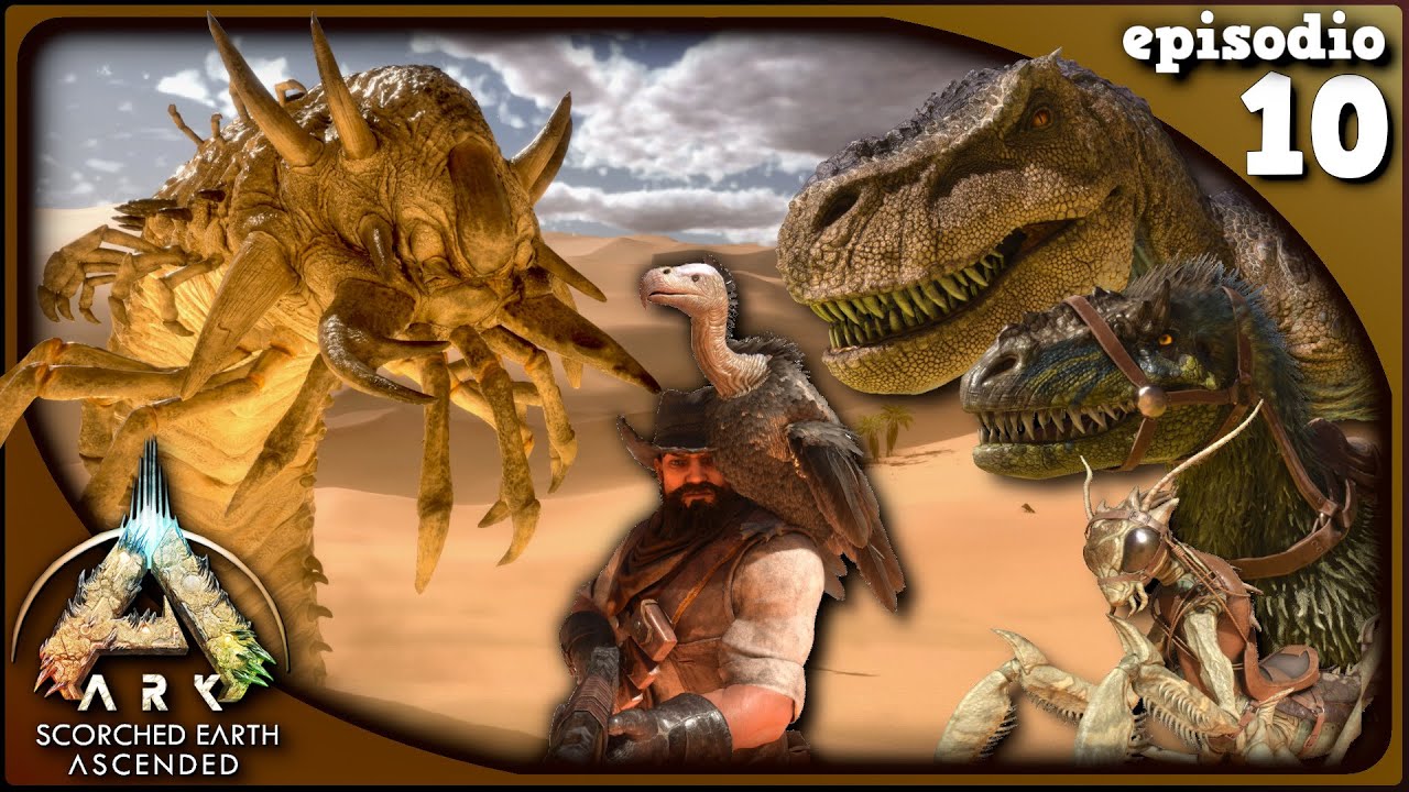 CACCIA AI VERMONI E CATTURA DI T-REX, YUTIRANNO E MANTIDE ! - ARK ITA | SCORCHED EARTH | EP. 10