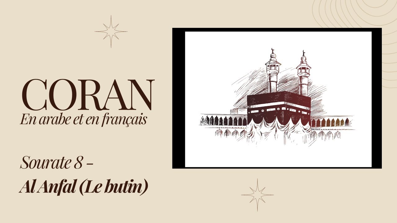 CORAN français - arabe. Sourate 8: Al Anfal