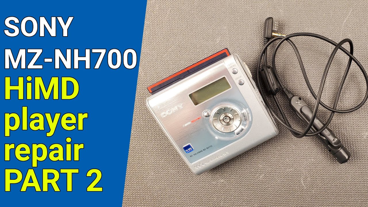 Sony MZ NH700 HiMD Part 2: Assembling and Testing