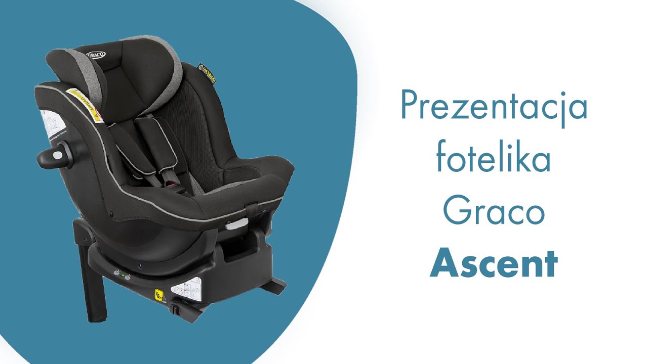 Автокресло Graco Ascent RWF19кг с тестом Plus Test. Описание, сборка и установка с помощью Tylem.PL