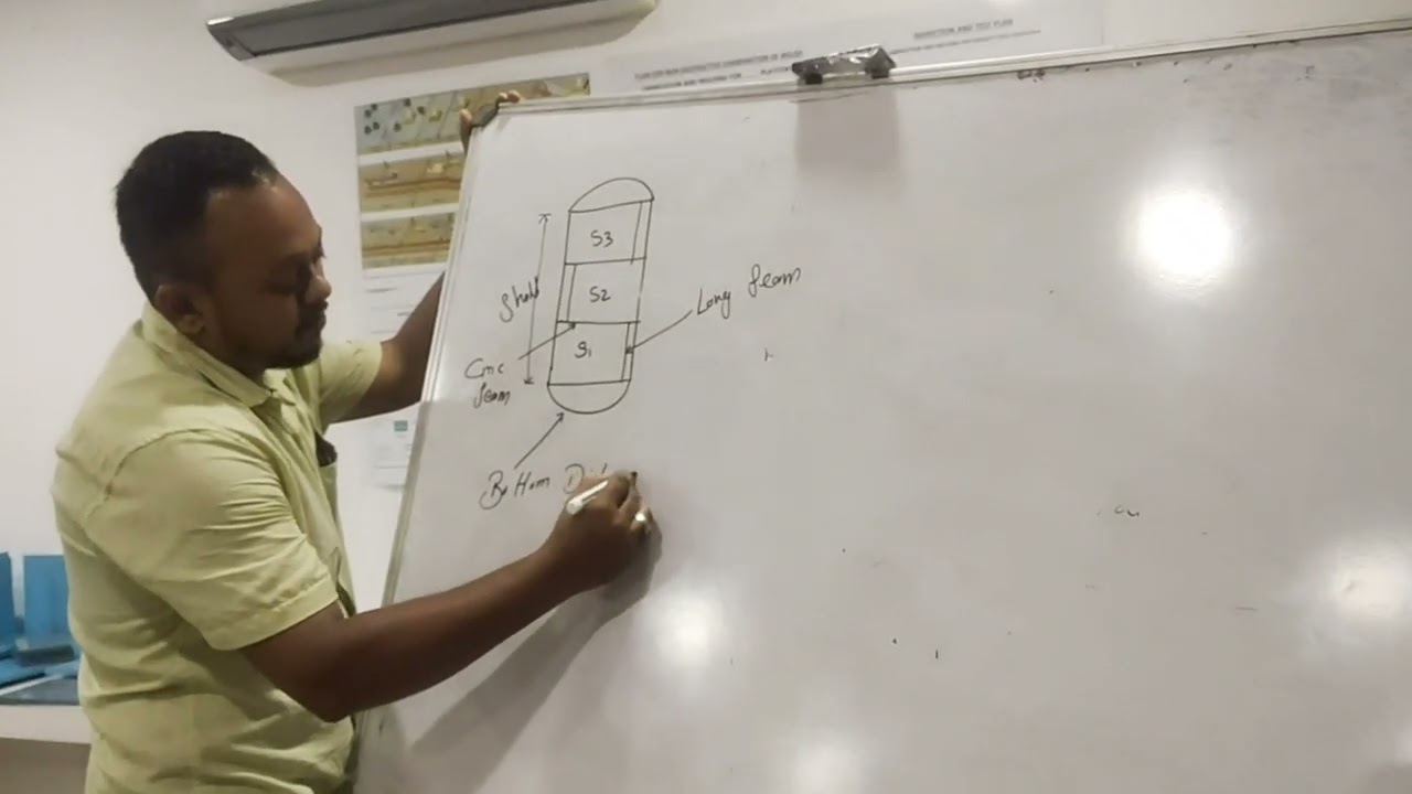 Ultrasonic Thickness Measurement Practical (Part -9 Vessel drawing &Components Marking)