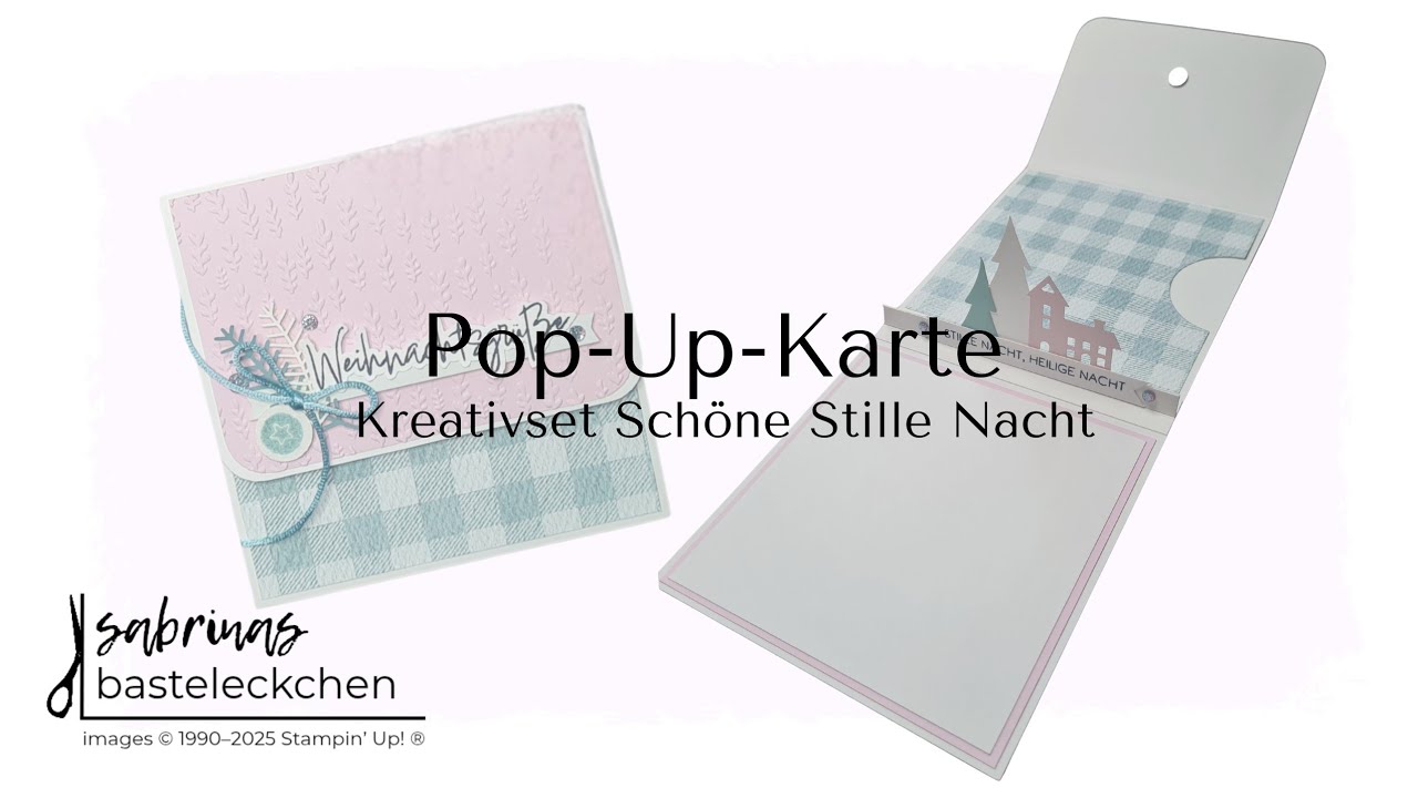 Pop-Up-Karte & Vorstellung Kreativset Schöne Stille Nacht von Stampin' Up!®