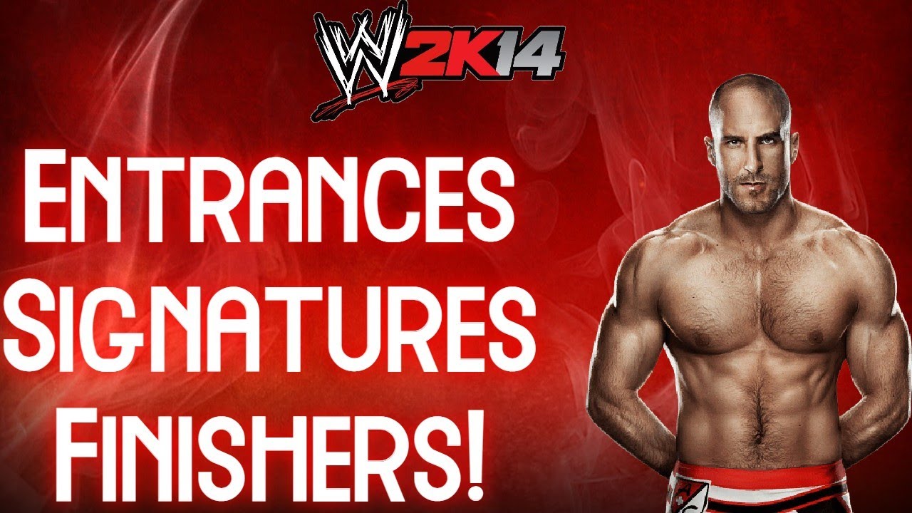 WWE 2K14: выходы/подписи/финишеры: Антонио Чезаро