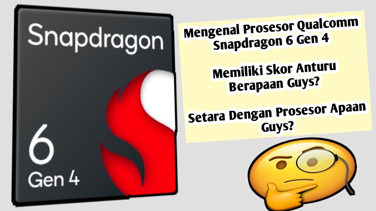 SOC Baru Di Tahun Ini Guys Qualcomm Snapdragon 6 Gen 4 Guys Memiliki Skor Antutu Berapaan Guys